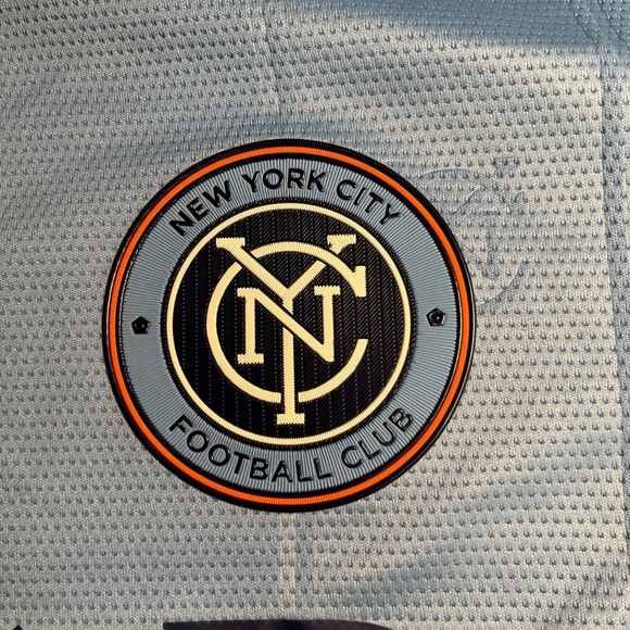 Adidas Jersey Light Blue Sz L Etihad Airways New York City Football 21/22 - Picture 4 of 10